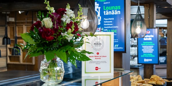 Service station enjoys popularity after Finland's Best Lunch win