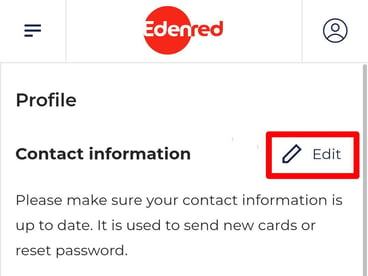 myedenred profile edit