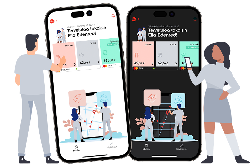 Uudistettu Edenred-sovellus on nyt ladattavissa